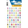 Herma magische Sticker Kleurrijke Cijfers, Steen