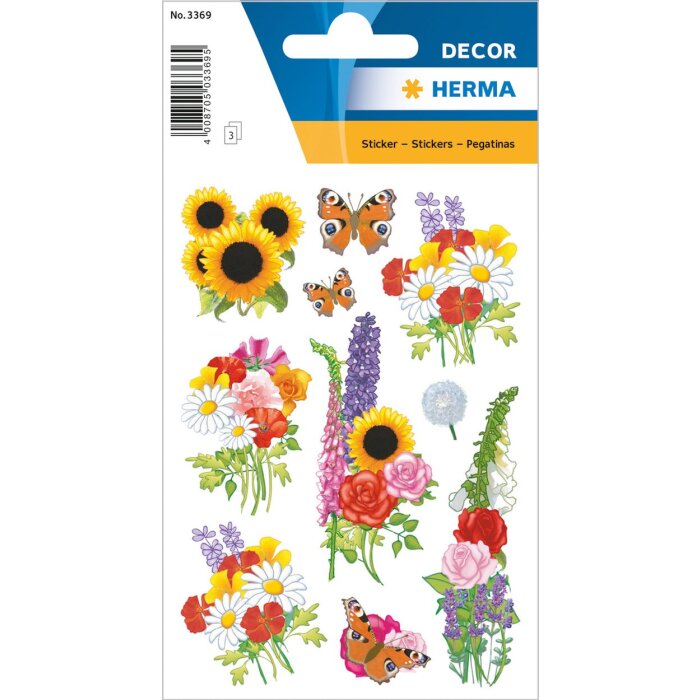 Herma decor Sticker Moderne Bloemen