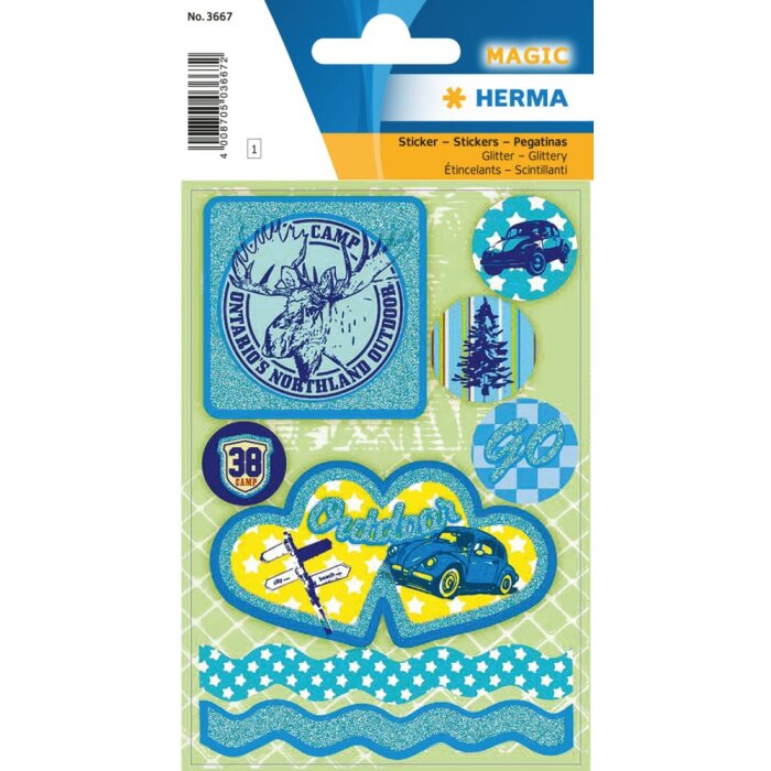 Herma magic Sticker Canada Gevoel, Glittery