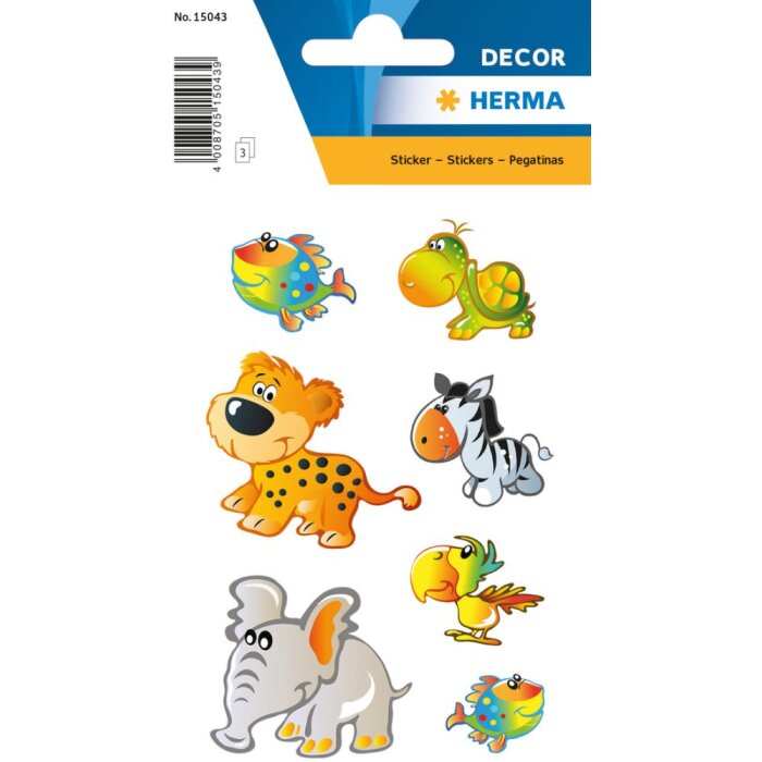 Herma decor Sticker Dier Kinderen