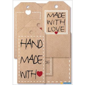 Herma home Geschenklabel home natuur, met draad
