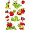 Herma magische sticker Fritz de worm, wiebelogen