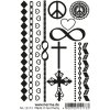 Herma FASHIONLine klassieke Tattoo Zwart Liefde