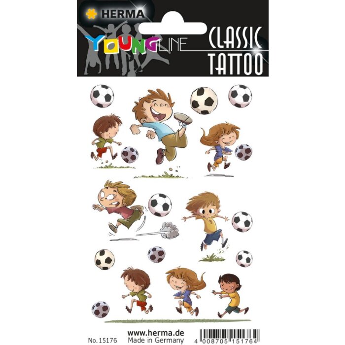 Herma FASHIONLine klassieke Tattoo Kleur Soccers
