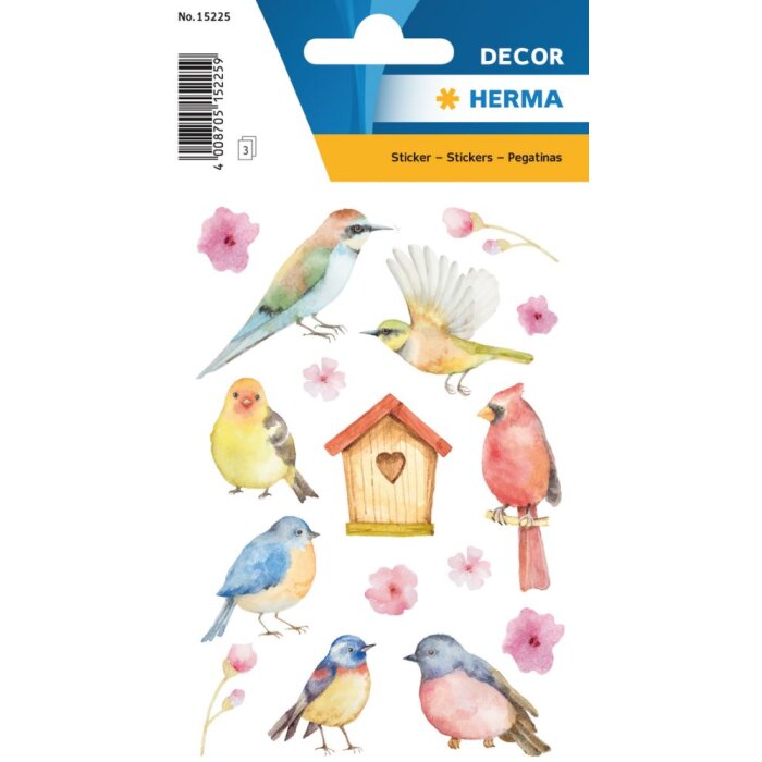 Herma decor Sticker Zangvogels