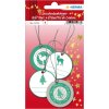Herma magic gift tag kerst 3d ø 5 cm, groen zilver