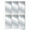 Herma decor Zilver etiketten 26 x 54 mm 18 st.