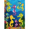 Herma magische sticker zeepaardje, neon