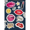 Herma magische Sticker Lip Patches, Puffy