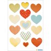 Herma magic Sticker Gouden Hart, goud embossing
