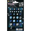 Herma FASHIONLine Glam Rocks Diamanten Donkerblauw & Lichtblauw