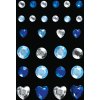 Herma FASHIONLine Glam Rocks Diamanten Donkerblauw & Lichtblauw