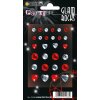 Herma FASHIONLine Glam Rocks Diamanten Rood & Zilver