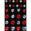 Herma FASHIONLine Glam Rocks Diamanten Rood & Zilver