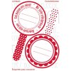 Herma home "New Look Red" deken etiketten, zelfklevend