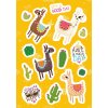 Herma magische sticker De Lama, glitterfolie