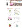 Herma home Sticker home Cadeau Sticker Veel geluk, zilver embossing