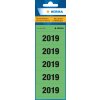 Herma Jaarnummers 2019 voor ordners, 60 x 26 mm, groen, permanente kleefstof