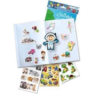 Herma Sticker-plakboek voor kinderen, a5, "Piratenavontuur" (16 paginas, blanco)