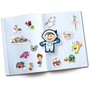 Herma Sticker plakboek voor kinderen, a5, "Beste vrienden" (16 paginas, blanco)