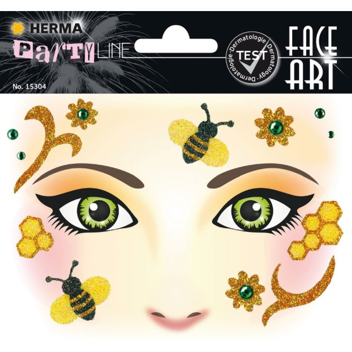 Herma FASHIONLine Face Art Sticker Honingbij