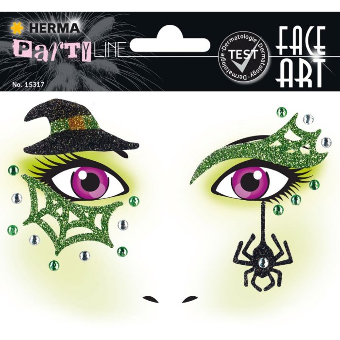 Herma FASHIONLine Face Art Sticker Heks