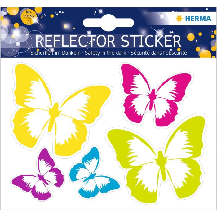 Herma Reflector sticker vlinder