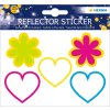 Herma Reflector sticker harten + bloemen