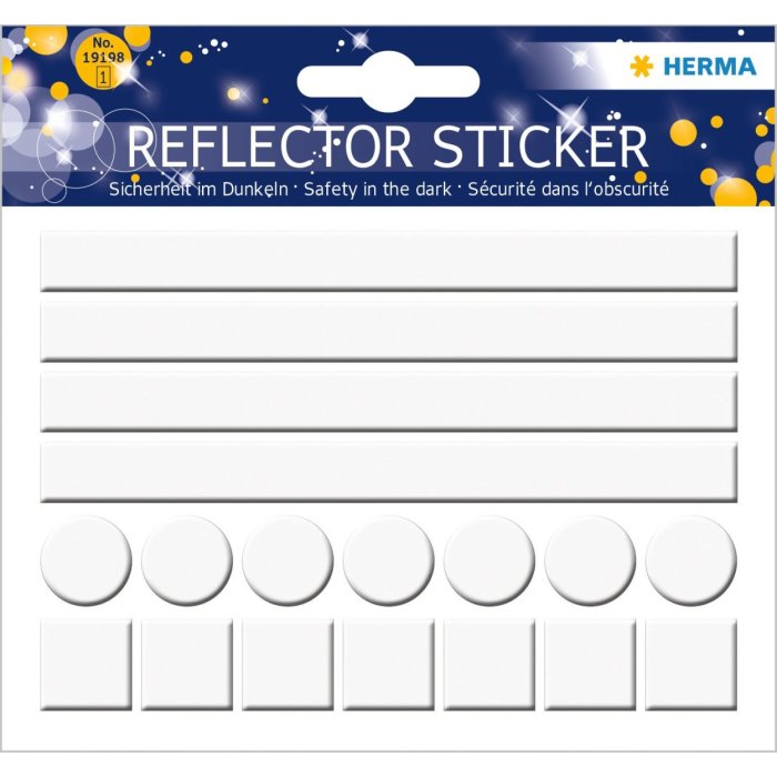 Herma Reflector sticker neutraal