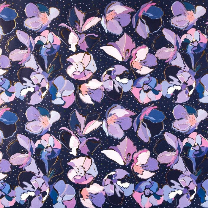 Inpakpapier Opium Blauw 50x70 cm Vel