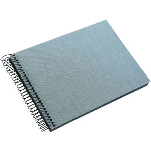 Spiraal Album Summertime blauw-grijs 24x17 cm