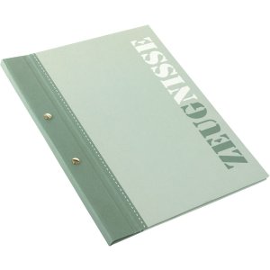 Certificaat map groen a4