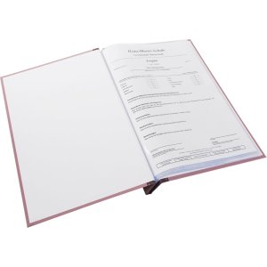 Certificaat map aubergine a4