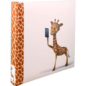 Walther xl kinderalbum giraffe 30x30 cm 100 witte paginas