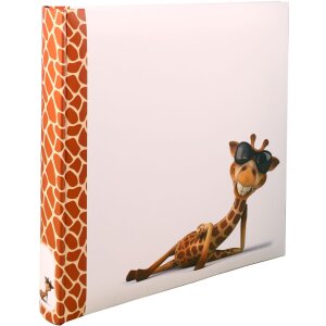 Walther xl kinderalbum giraffe 30x30 cm 100 witte paginas