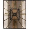 Klok 60x6x79 cm - 1xAA zwartbruin - 5KL0129