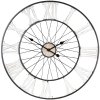 Klok ø 80x4 cm - 1xAA wit - 5kl0136