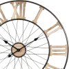 Klok ø 80x4 cm - 1xAA wit - 5kl0136