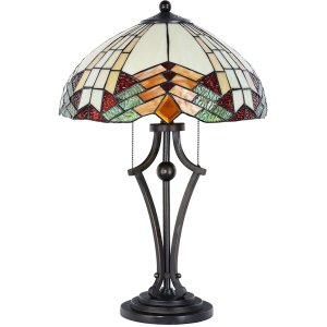 Tafellamp Tiffany Komplet ø 40 cm veelkleurig -...