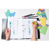 Multifunctionele etiketten rood ø 8 mm rond papier mat 540 st.