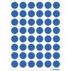 Multifunctionele etiketten blauw ø 12 mm rond papier mat 240 st.