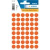 Multifunctionele etiketten rood ø 12 mm rond papier mat 240 st.