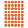 Multifunctionele etiketten rood ø 12 mm rond papier mat 240 st.