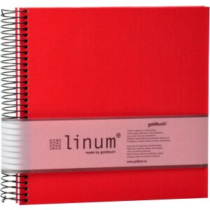 Spiraal Album Linum 22x20 cm