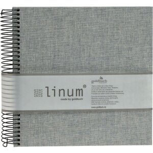 Spiraal Album Linum 22x20 cm