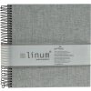 Spiraal Album Linum 22x20 cm