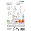 Multifunctionele etiketten wit ø 50 mm rond papier mat 192 st.