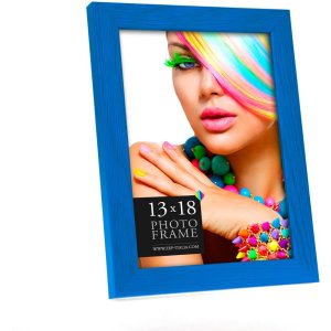 Houten lijst Mexico 30x45 cm blauw