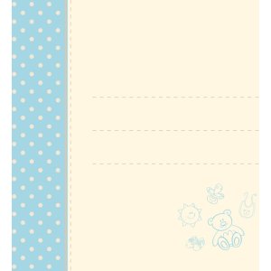 Babyalbum Matilda blauw 31x31 cm