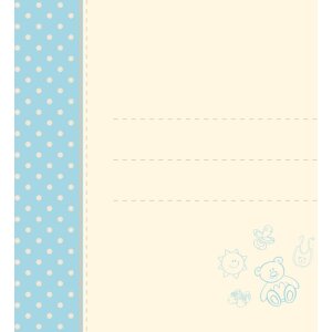 Babyalbum Matilda blauw 24x24 cm